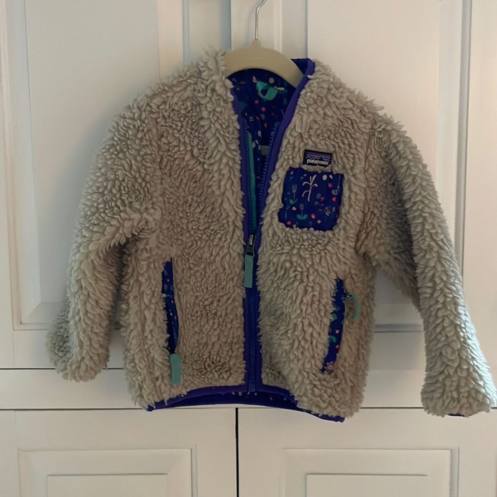 Patagonia size 18-24mo teddy jacket